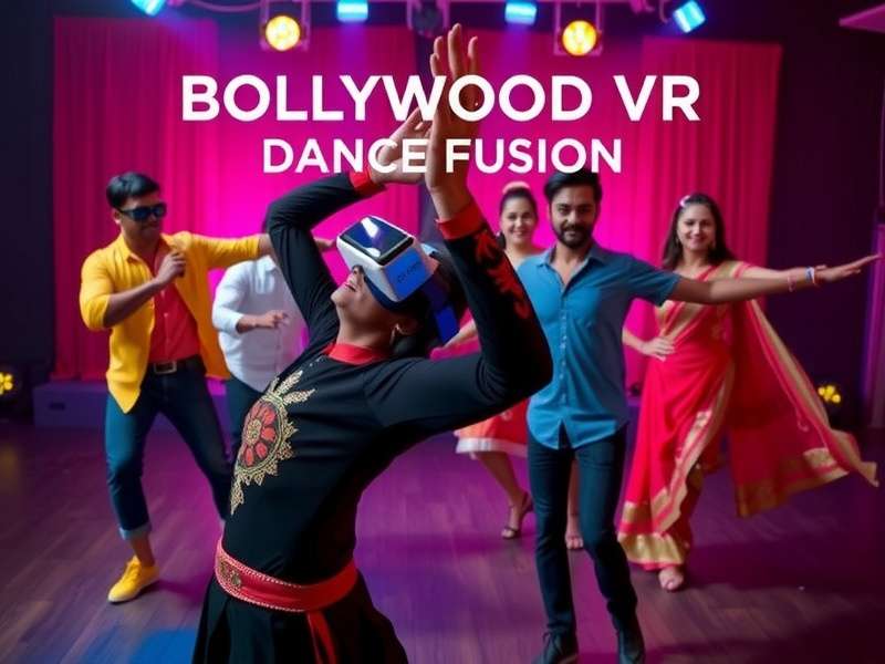 Bollywood VR Dance Fusion main banner showing players dancing in VR with Bollywood stars