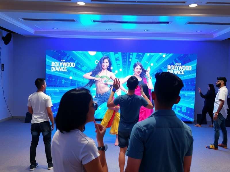 Indian players at a Bollywood VR Dance Fusion offline meetup in Bangalore